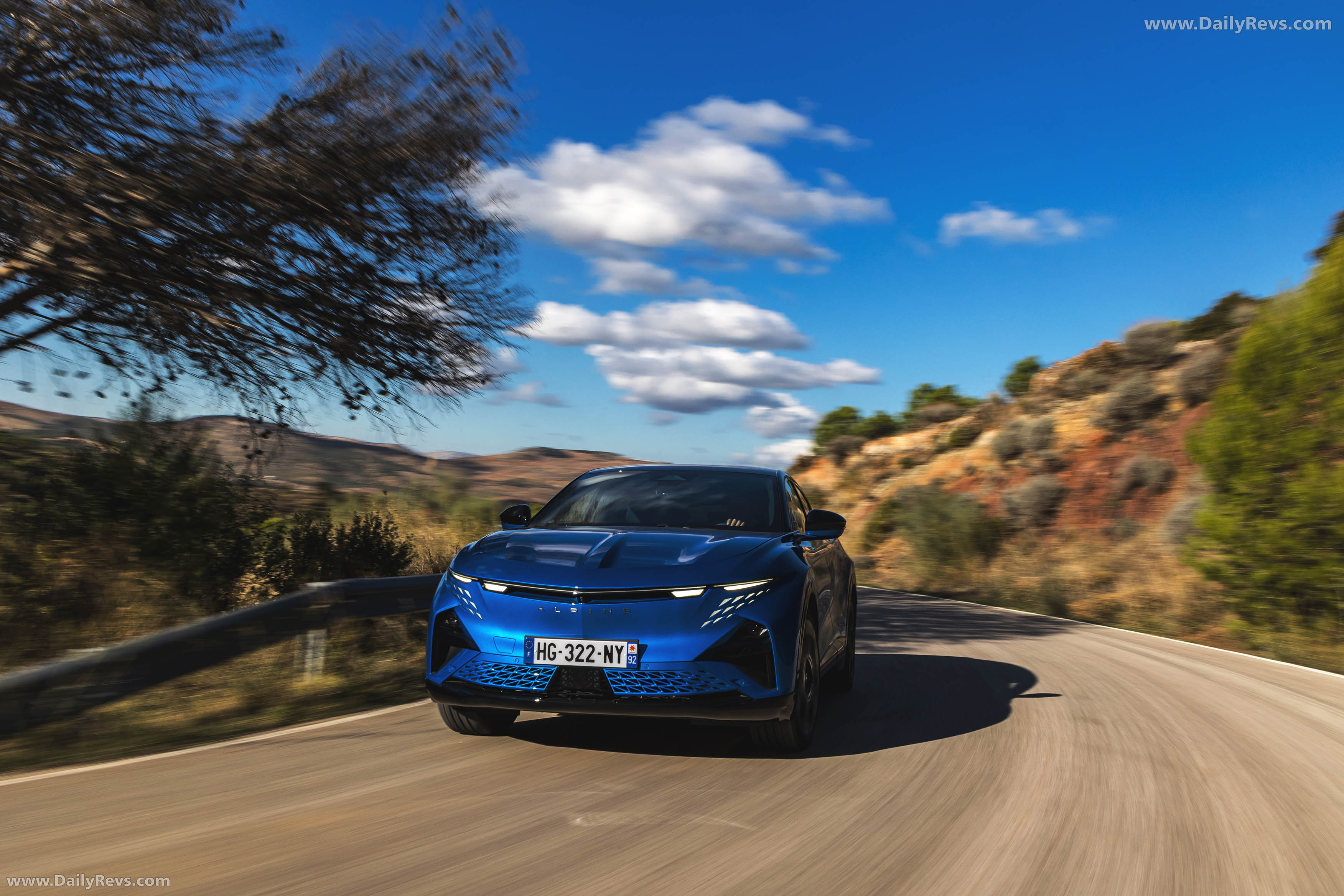 2025 Alpine A390 GT Alpine Vision Blue Front View