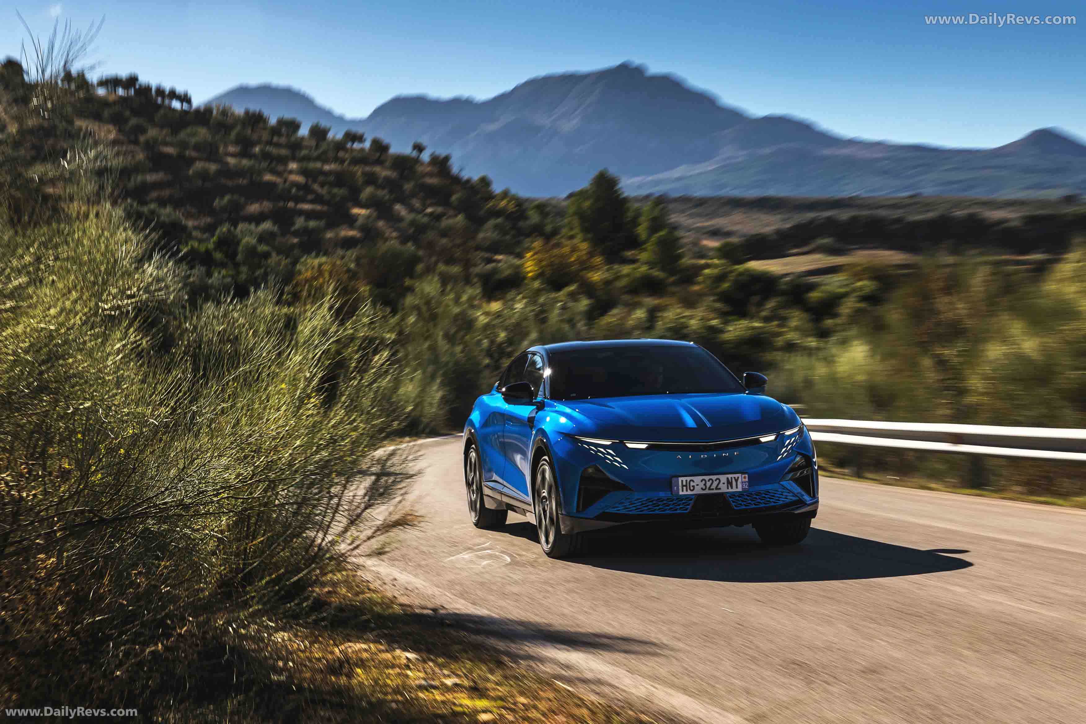 2025 Alpine A390 GT Alpine Vision Blue Front View