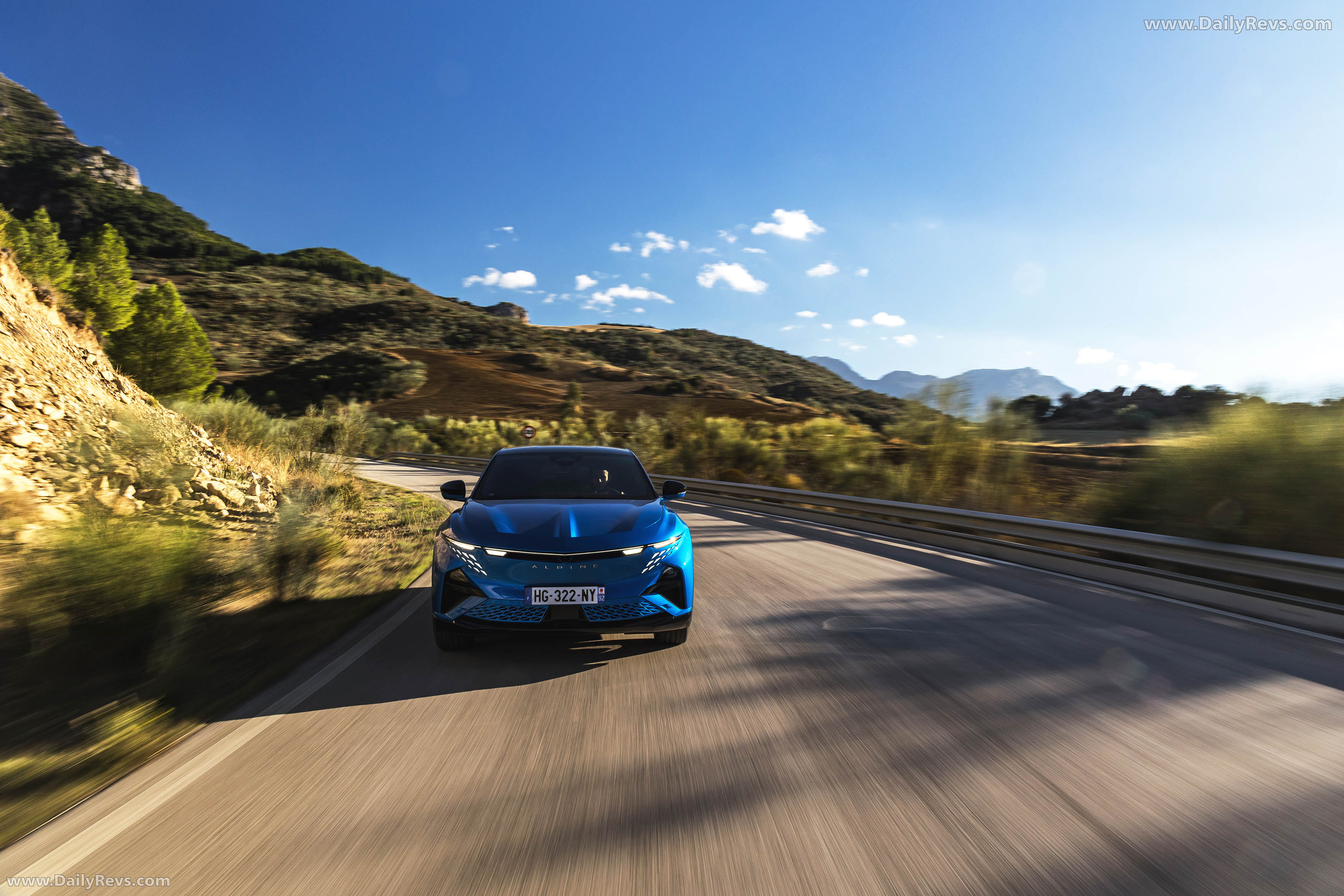 2025 Alpine A390 GT Alpine Vision Blue Front View