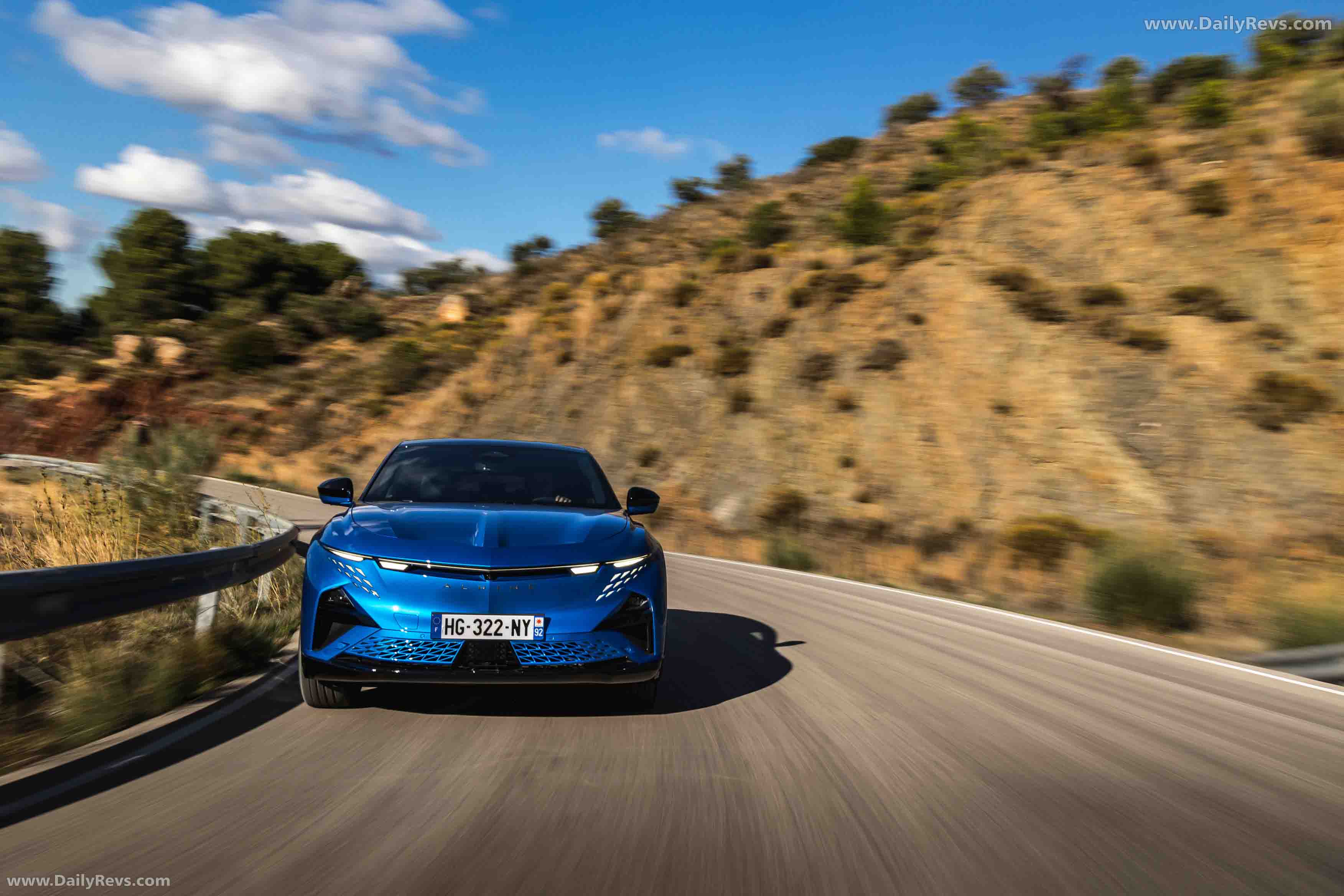 2025 Alpine A390 GT Alpine Vision Blue Front View