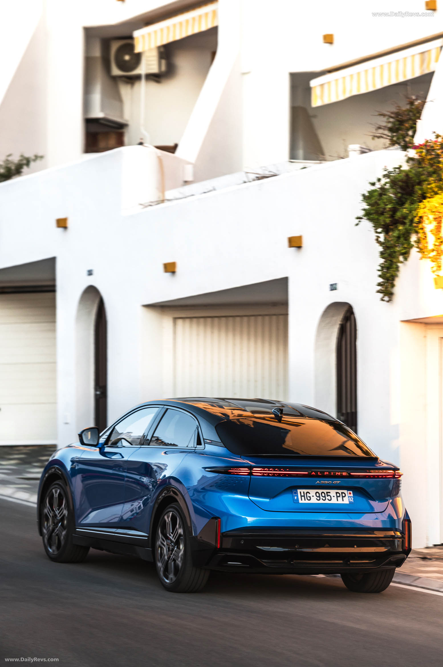 2025 Alpine A390 GT Alpine Vision Blue Rear View