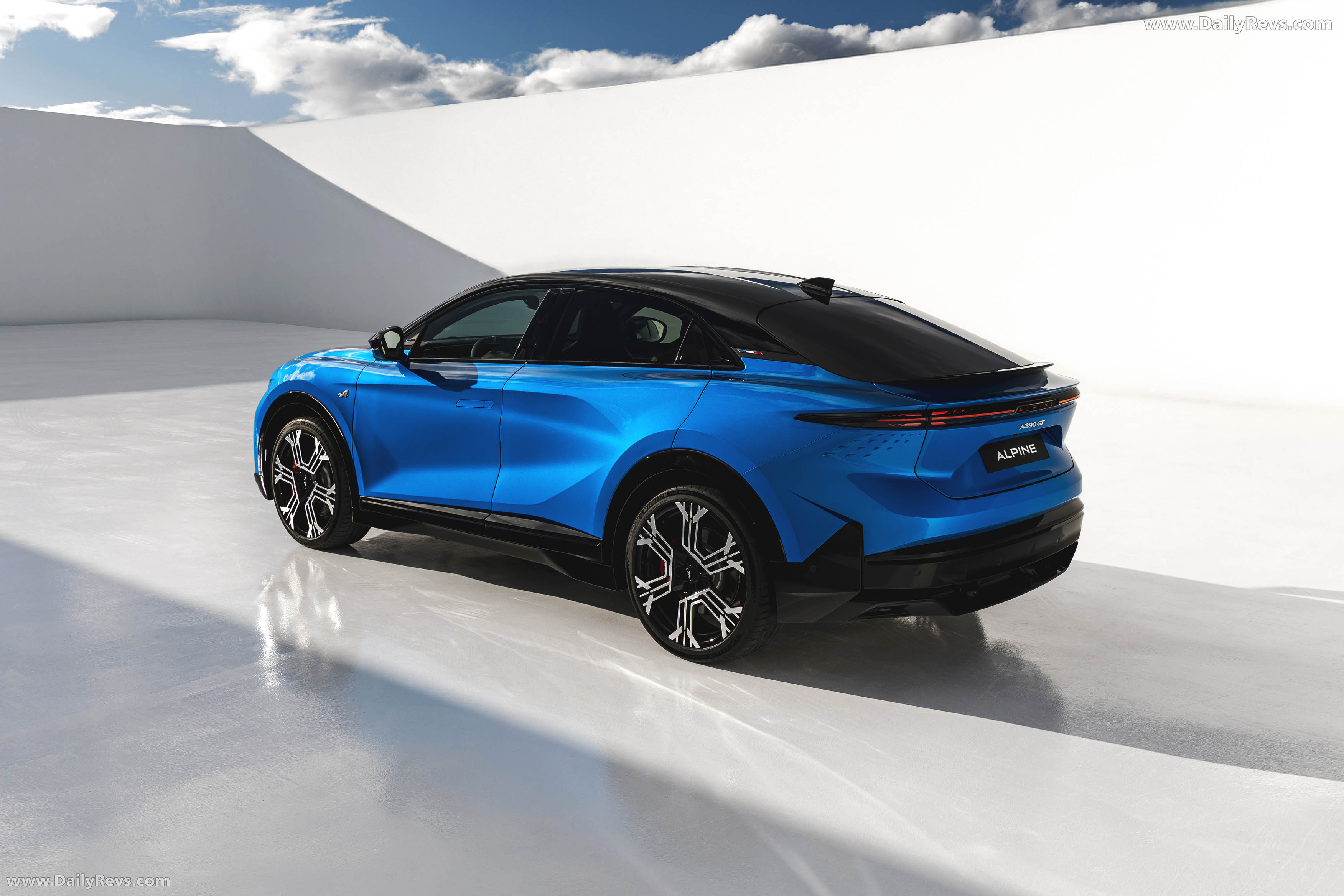 2025 Alpine A390 GT Alpine Vision Blue Rear View