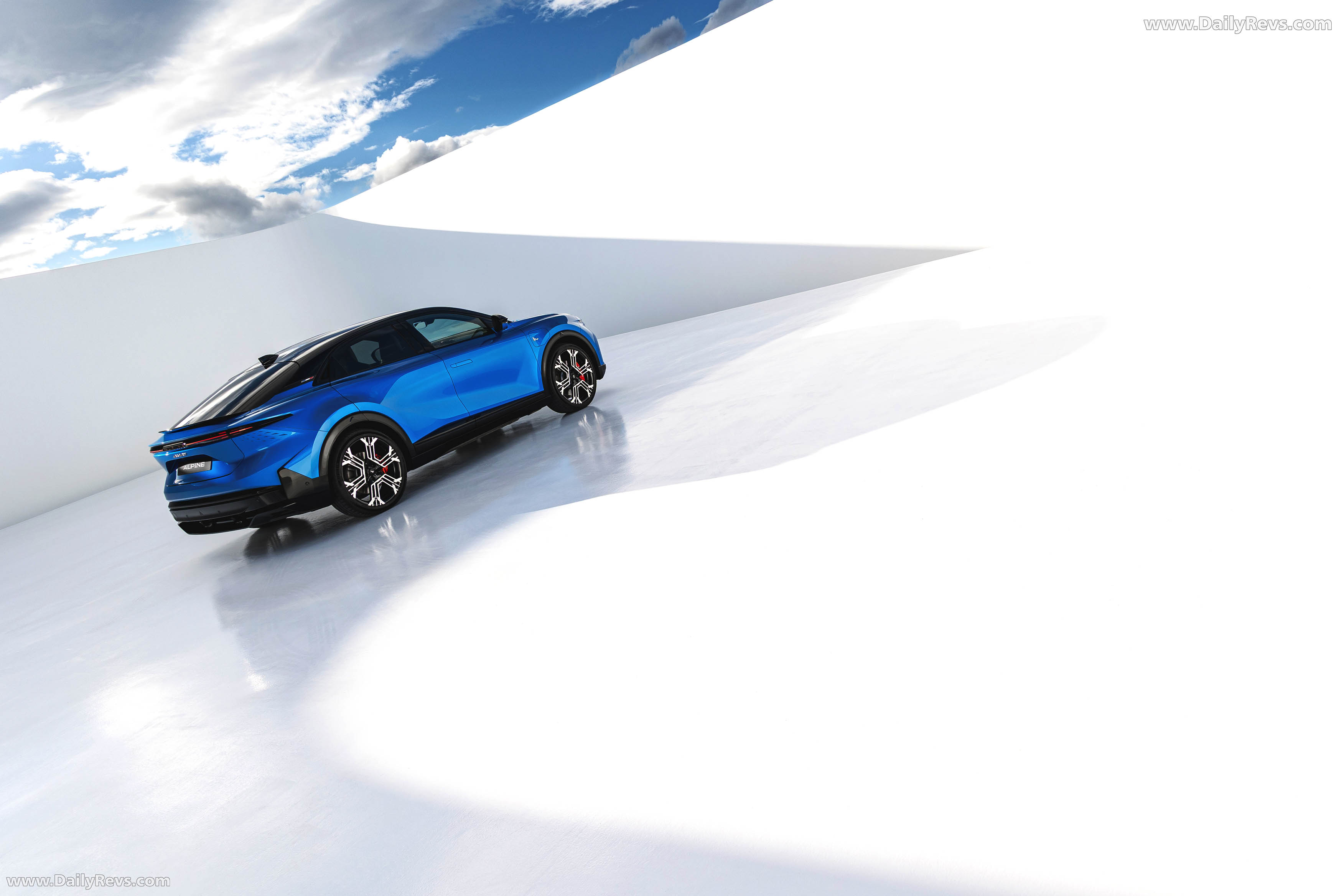 2025 Alpine A390 GT Alpine Vision Blue Rear View