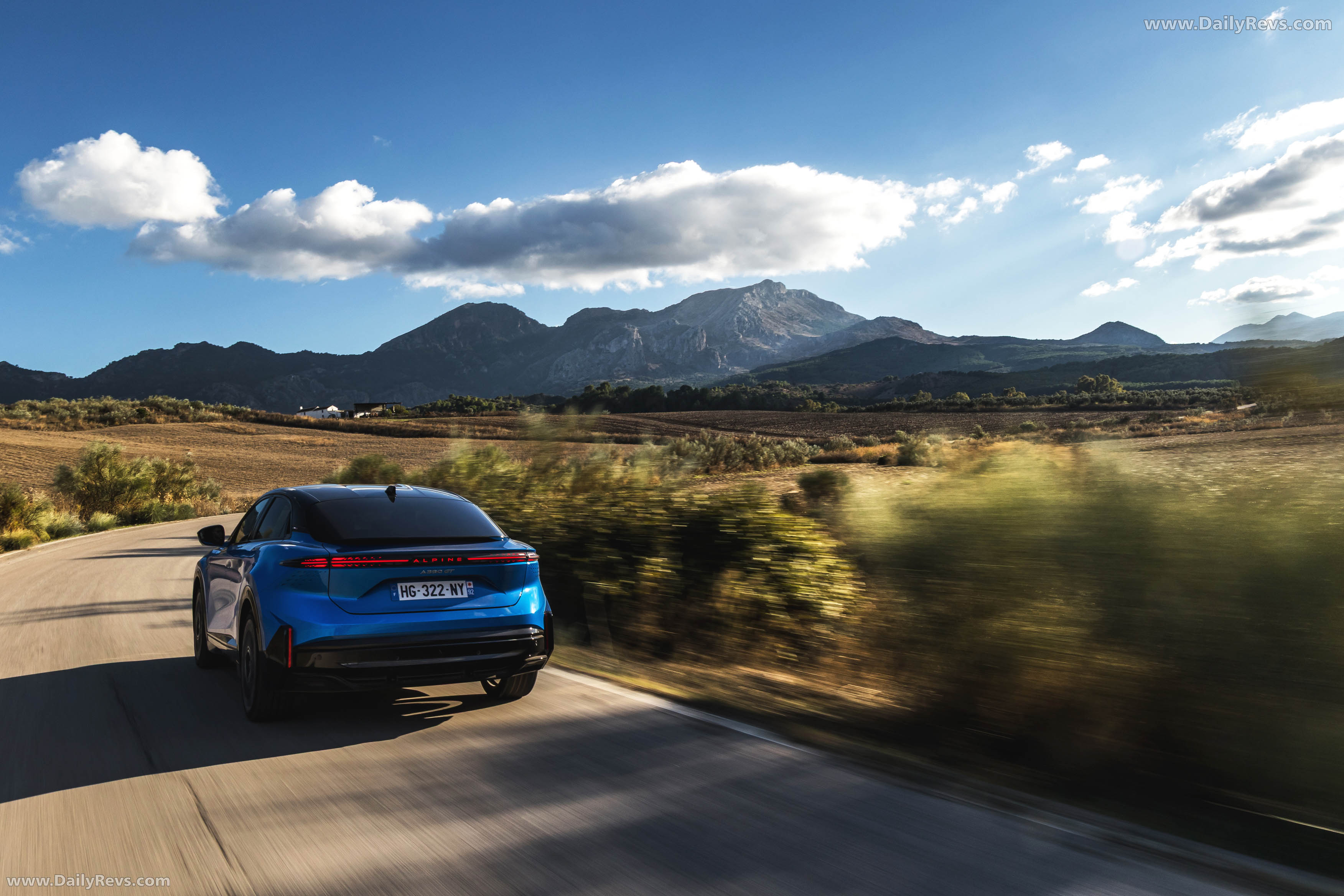 2025 Alpine A390 GT Alpine Vision Blue Rear View