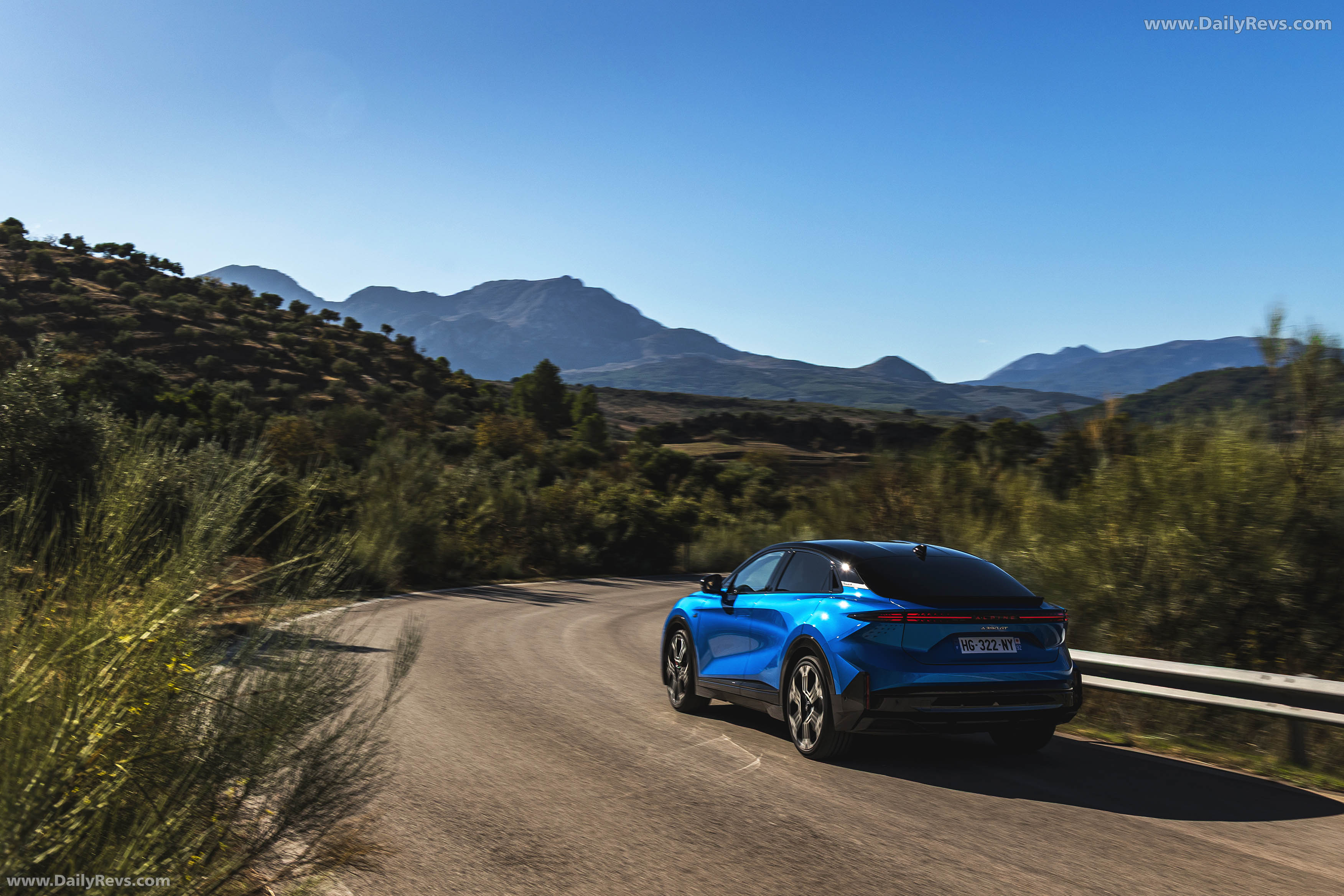2025 Alpine A390 GT Alpine Vision Blue Rear View