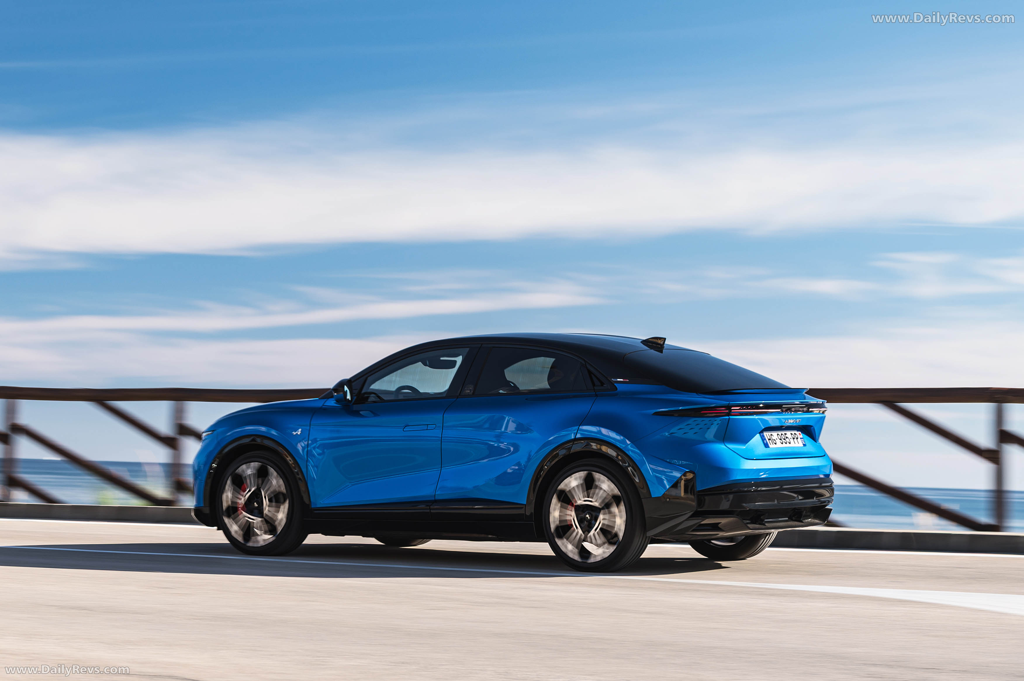 2025 Alpine A390 GT Alpine Vision Blue Rear View