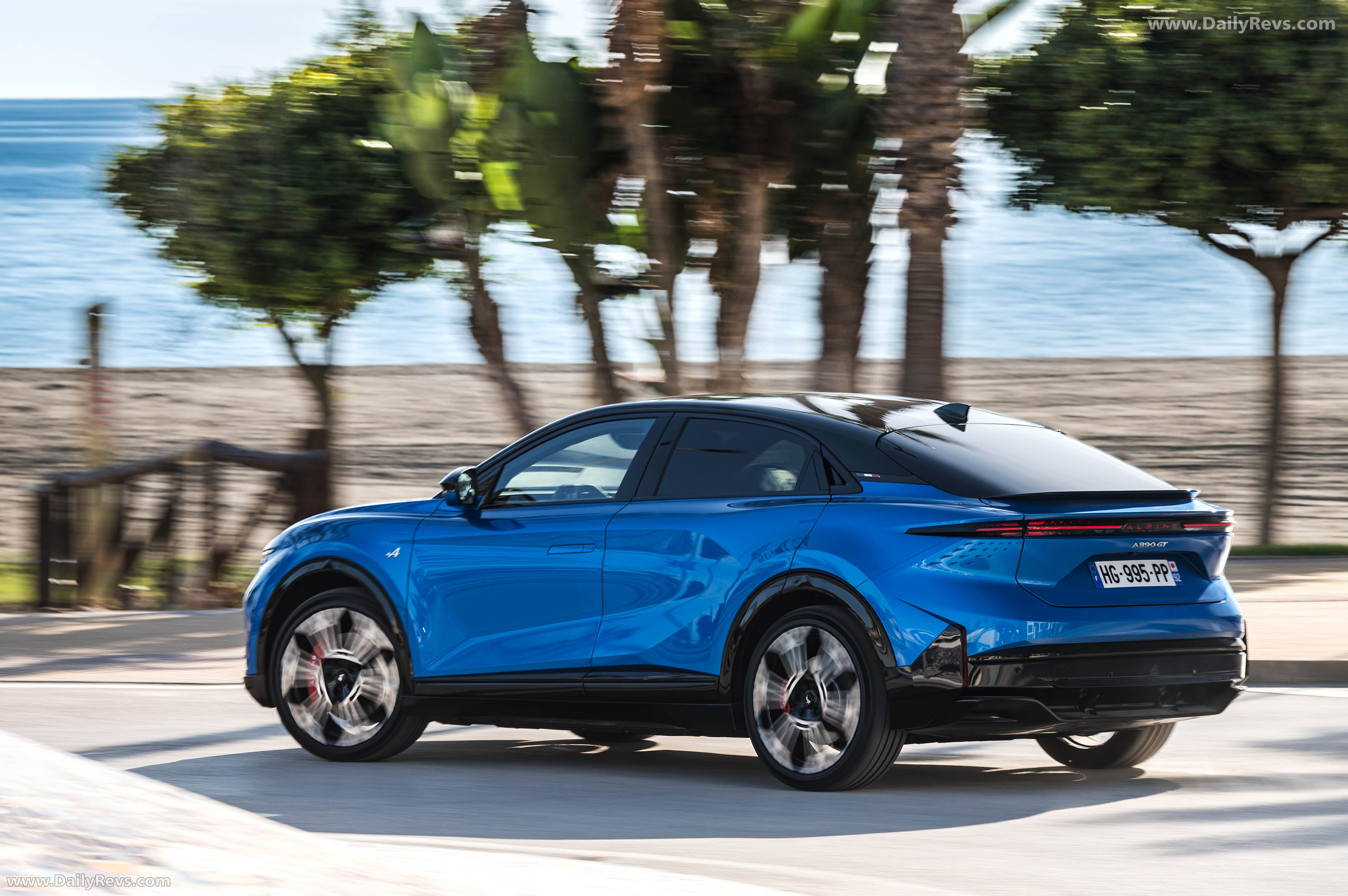 2025 Alpine A390 GT Alpine Vision Blue Rear View