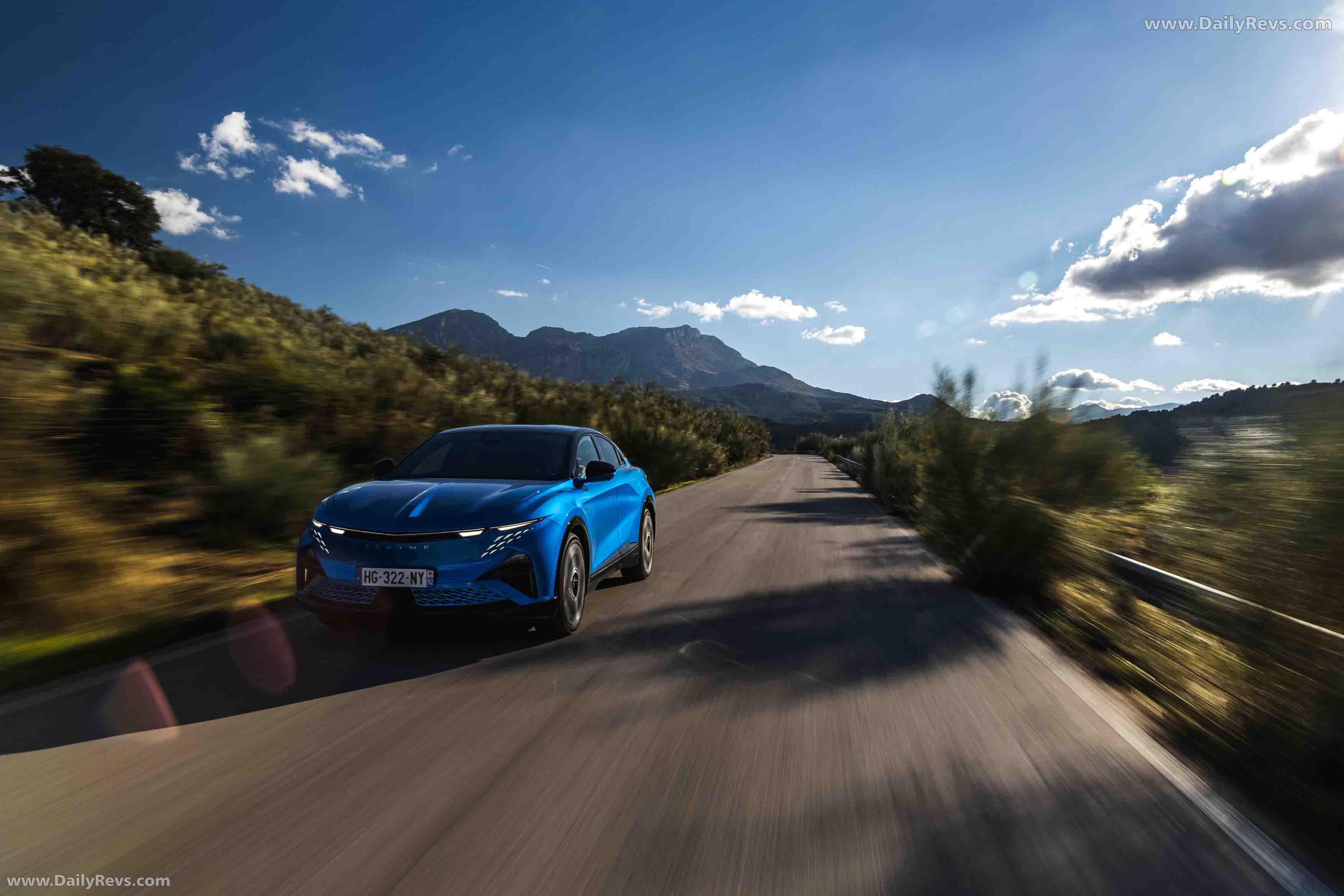 2025 Alpine A390 GT Alpine Vision Blue Front View