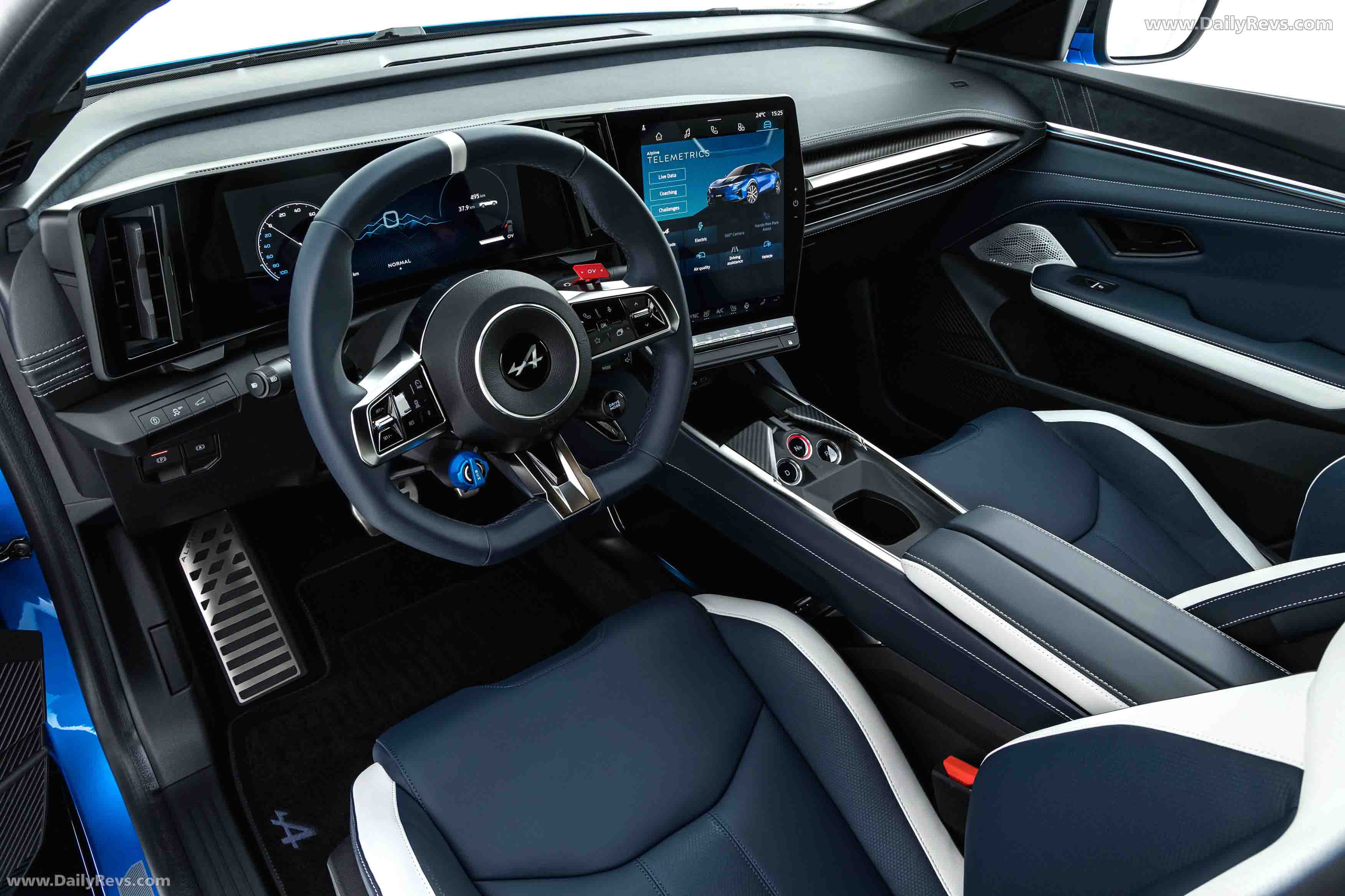 2025 Alpine A390 GT Alpine Vision Blue Interior