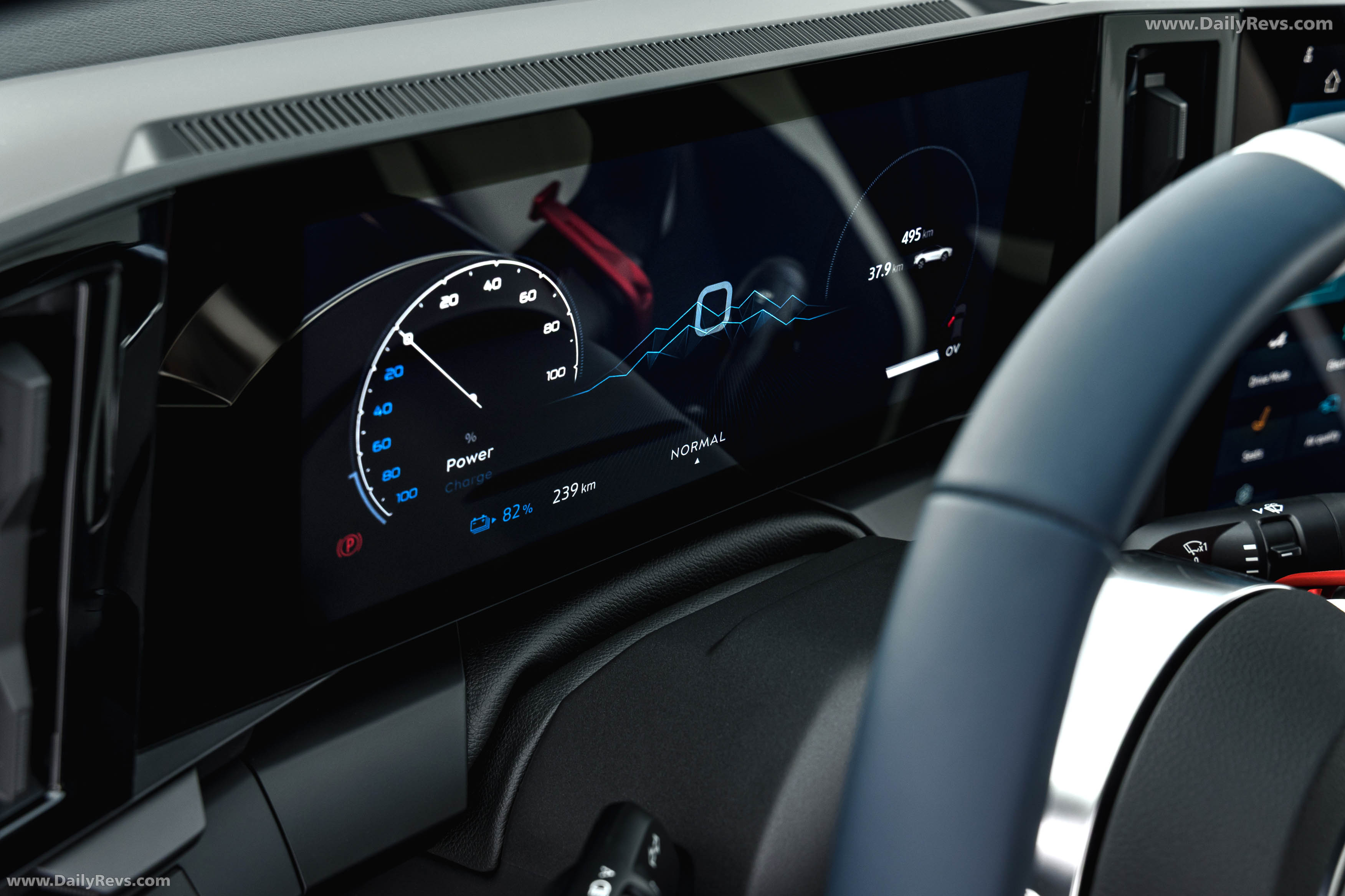2025 Alpine A390 GT Alpine Vision Blue Interior