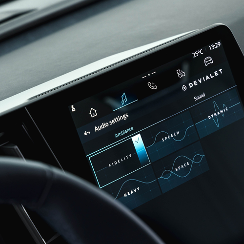 2025 Alpine A390 GT Alpine Vision Blue Interior