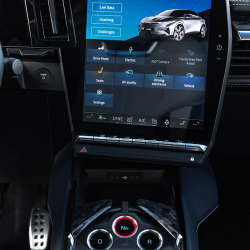 2025 Alpine A390 GT Alpine Vision Blue Interior