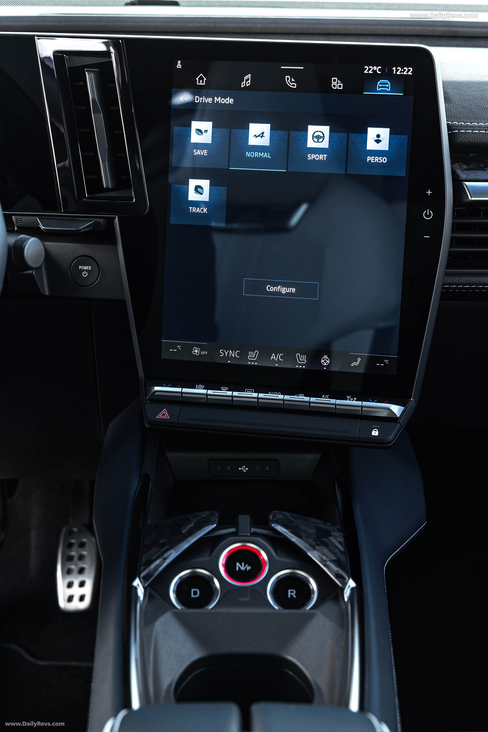 2025 Alpine A390 GT Alpine Vision Blue Interior