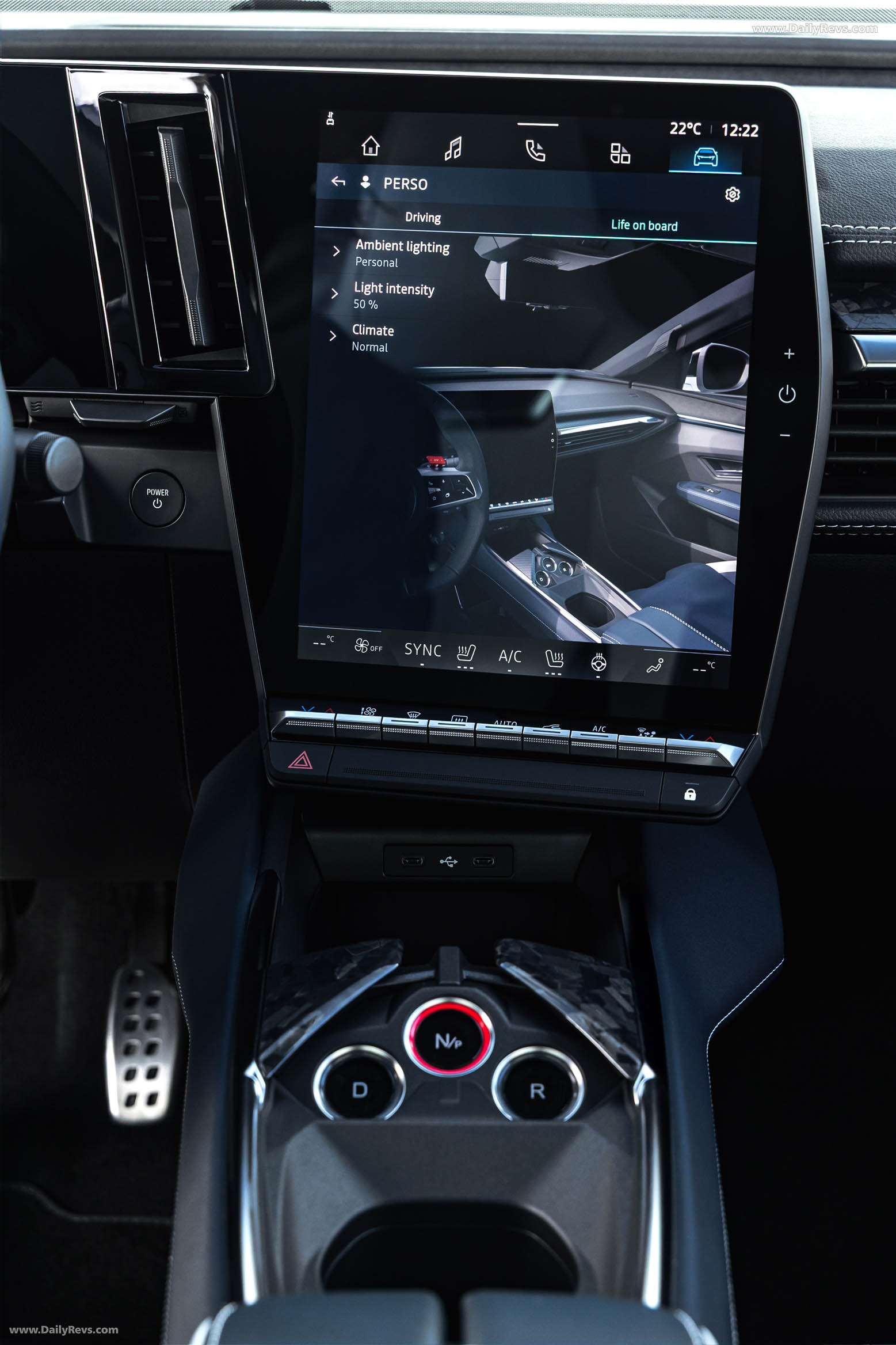 2025 Alpine A390 GT Alpine Vision Blue Interior