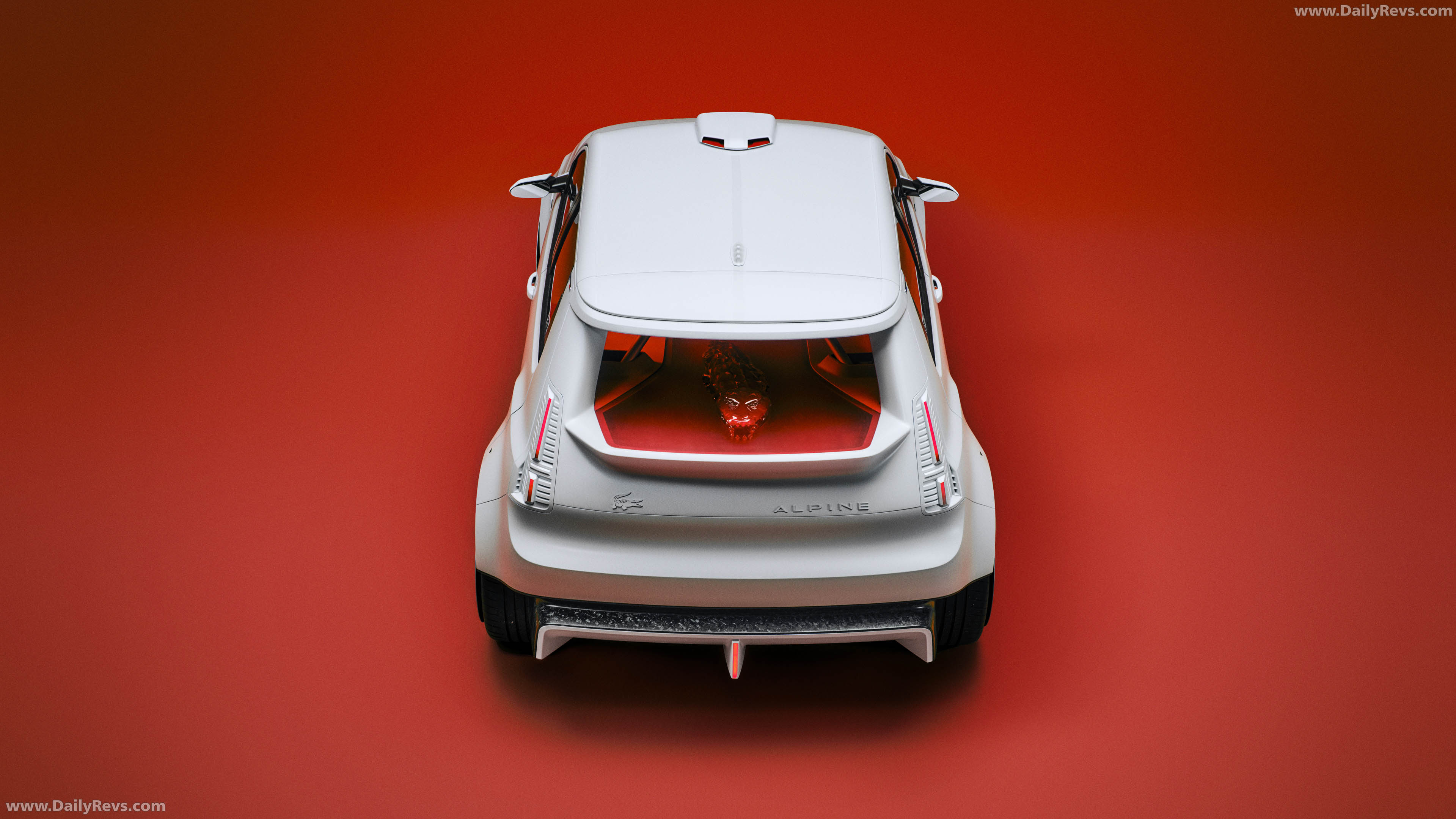 2026 Alpine A290 Rallye Lacoste Rear View