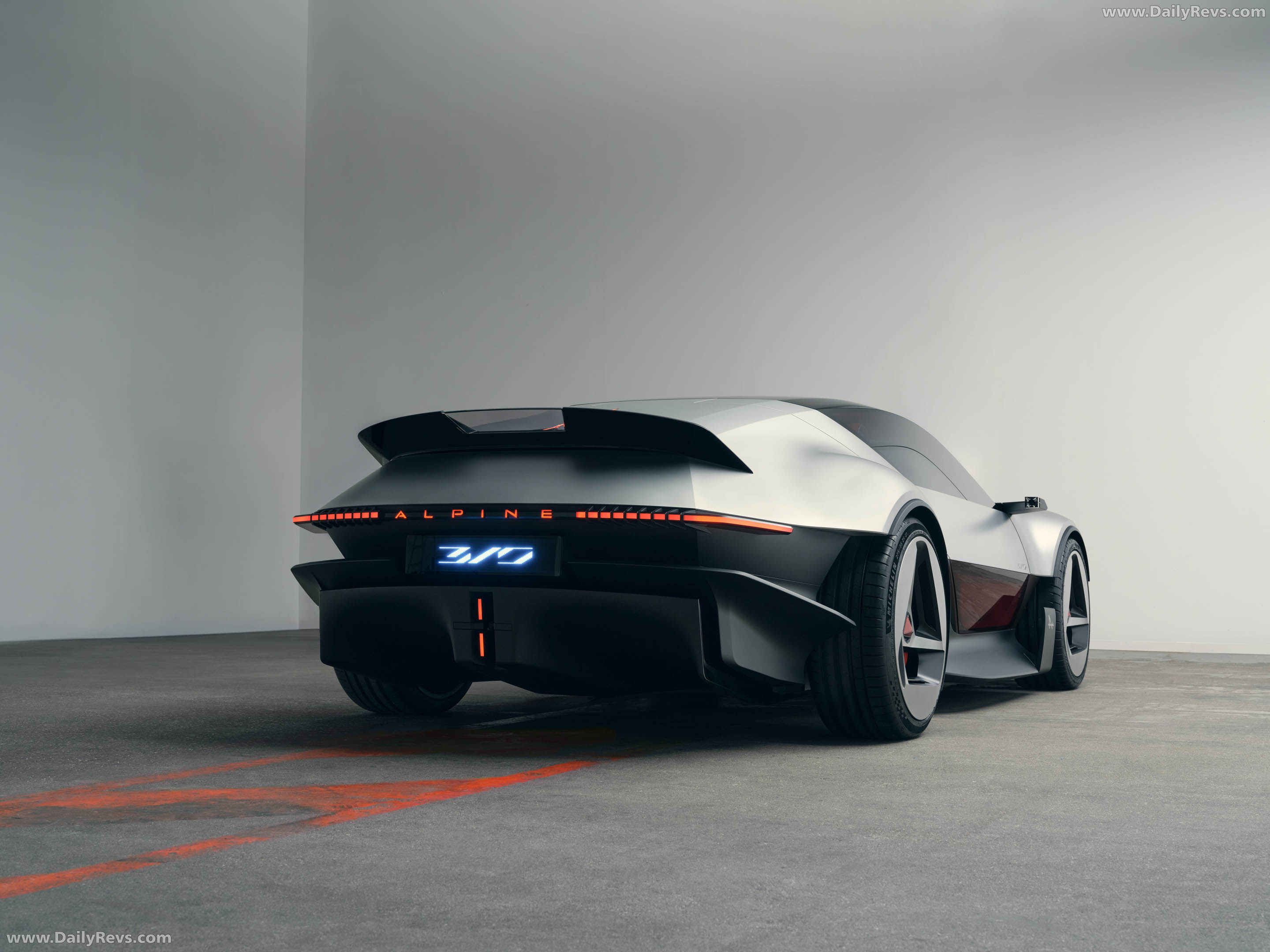 2026 Alpine A310 Vision Concept Rear View