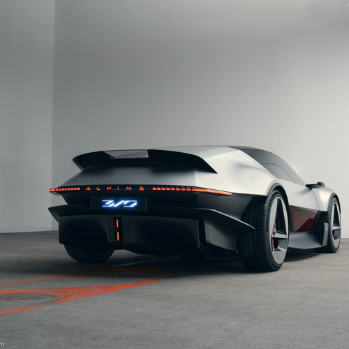 2026 Alpine A310 Vision Concept Rear View