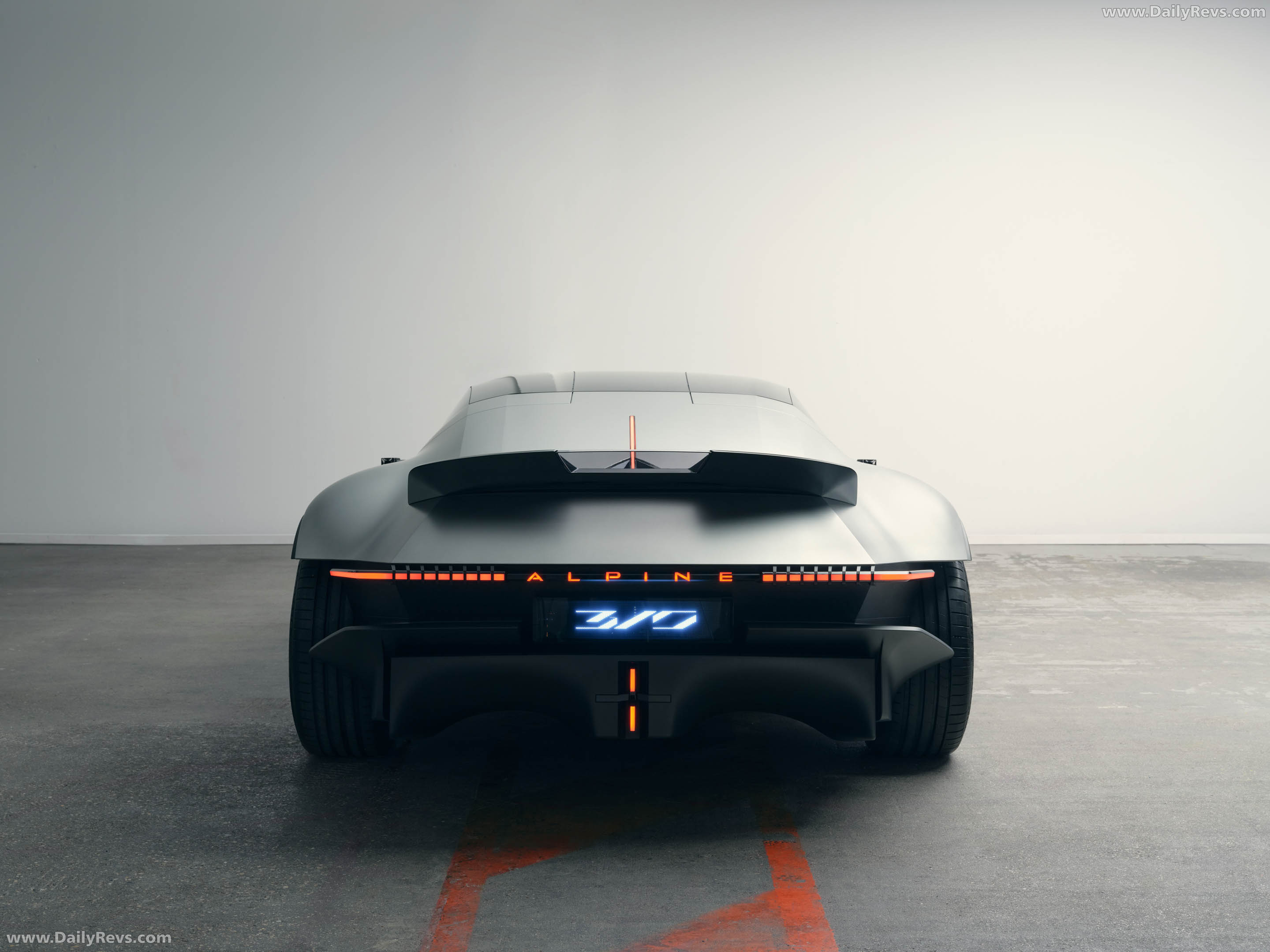2026 Alpine A310 Vision Concept Rear View