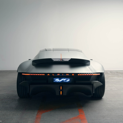 2026 Alpine A310 Vision Concept Rear View