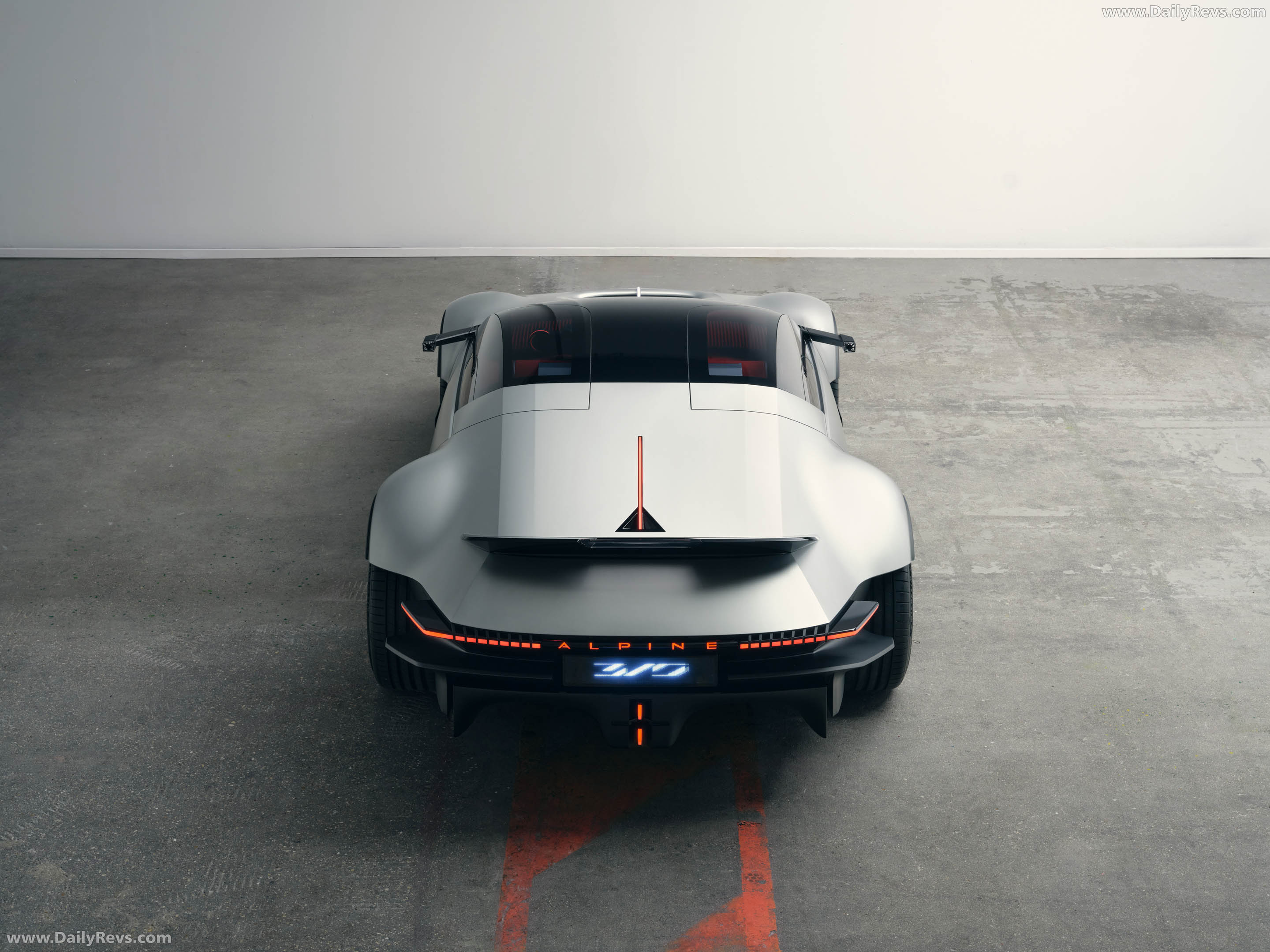 2026 Alpine A310 Vision Concept Rear View