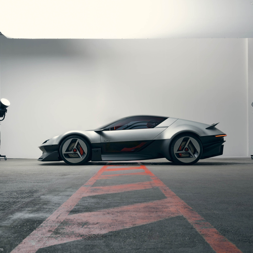 2026 Alpine A310 Vision Concept Side View