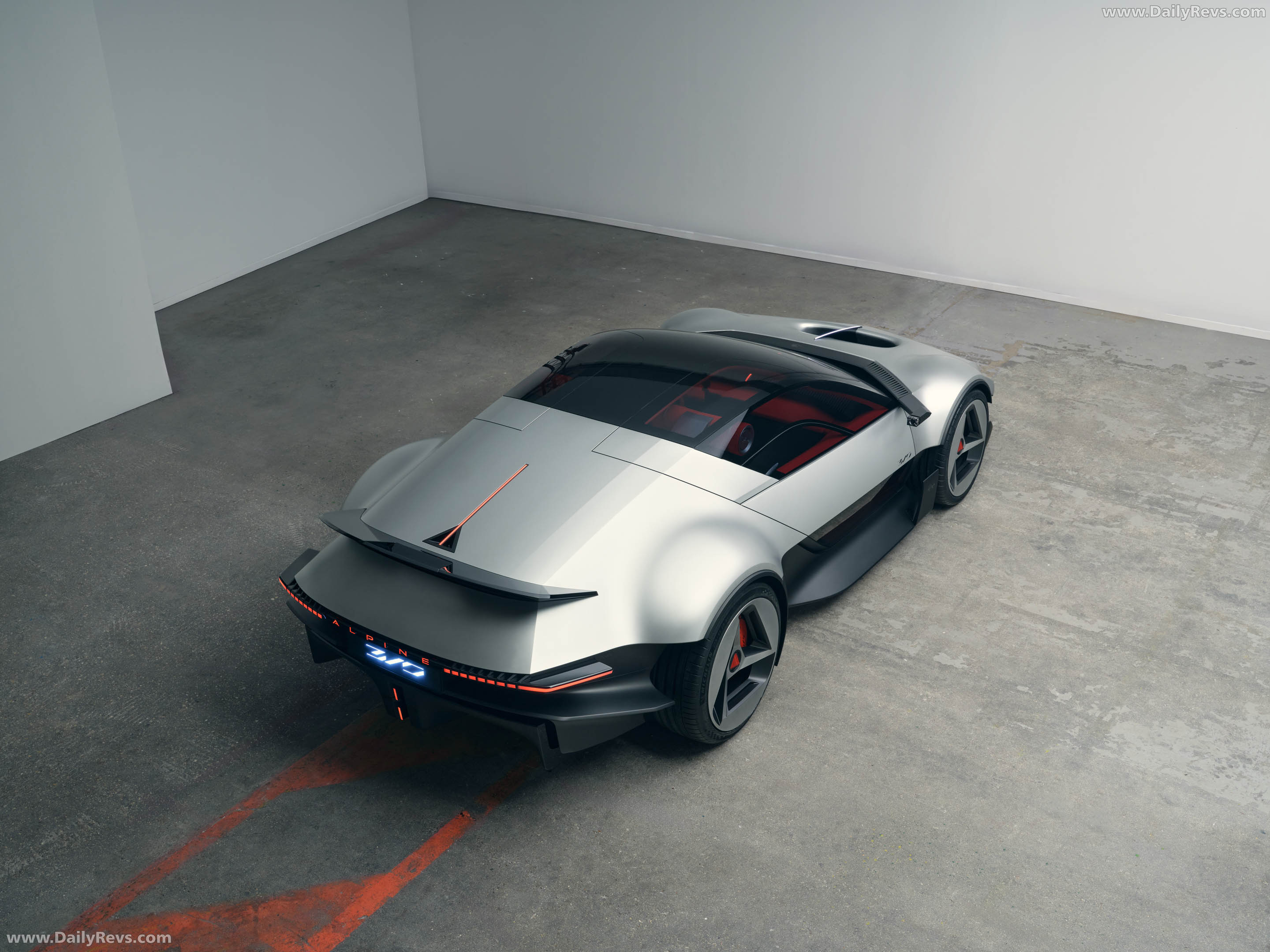 2026 Alpine A310 Vision Concept Top View