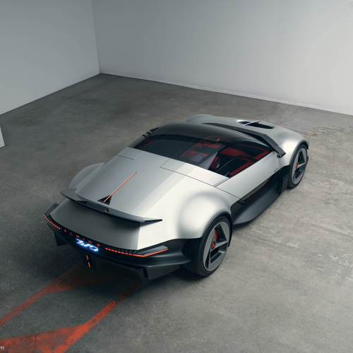 2026 Alpine A310 Vision Concept Top View