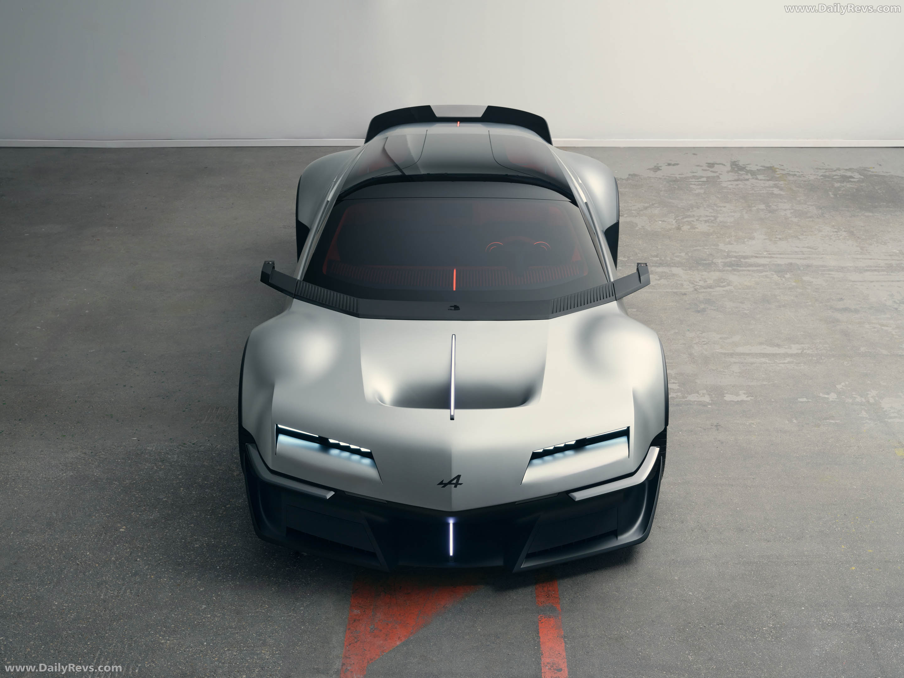 2026 Alpine A310 Vision Concept Top View