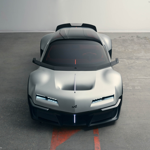 2026 Alpine A310 Vision Concept Top View