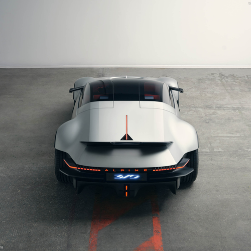 2026 Alpine A310 Vision Concept Top View