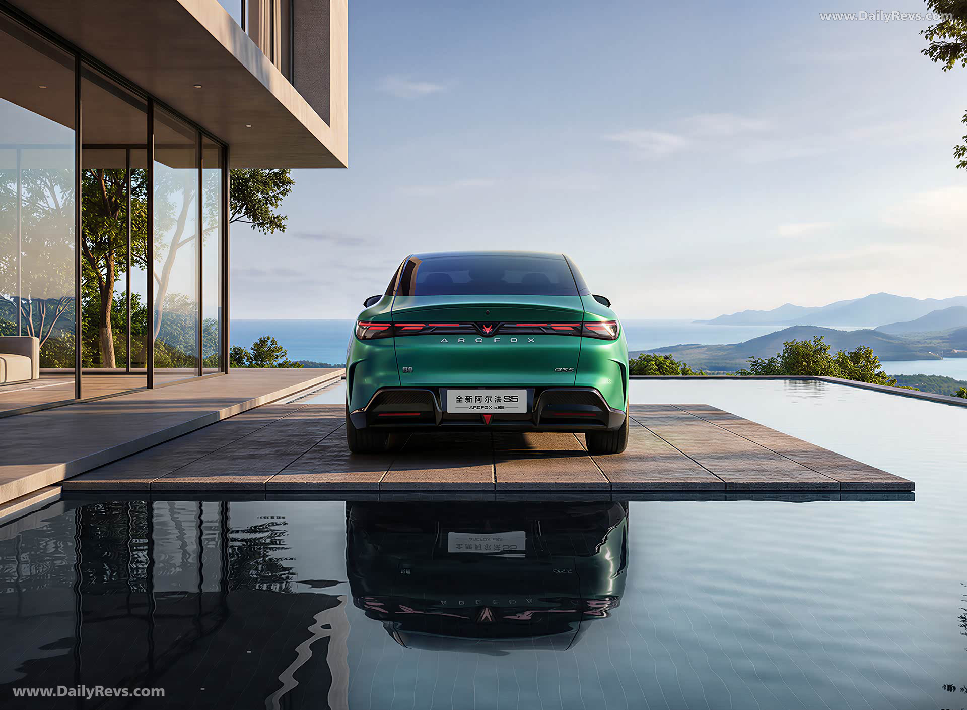 2026 Arcfox Alfa S5 Rear View