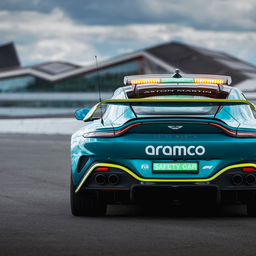 2025 Aston Martin Vantage S Safety Car Rear View