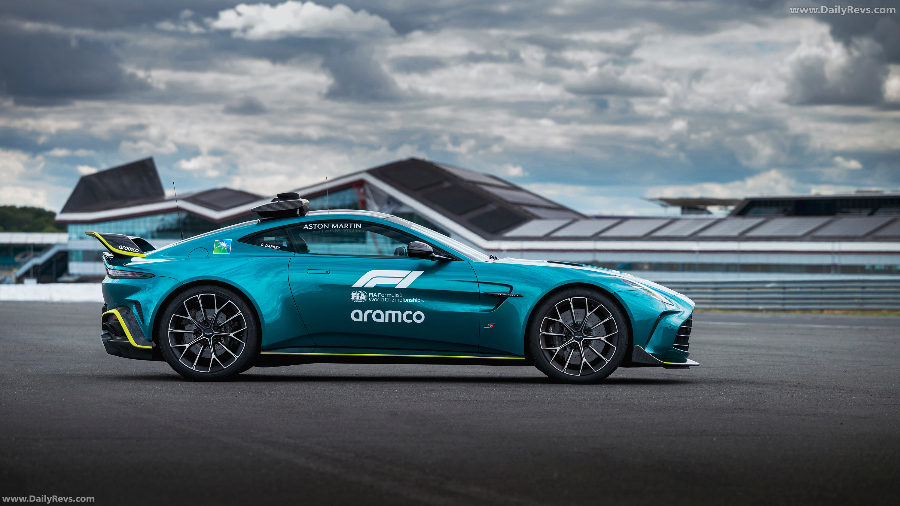 2025 Aston Martin Vantage S Safety Car Side View