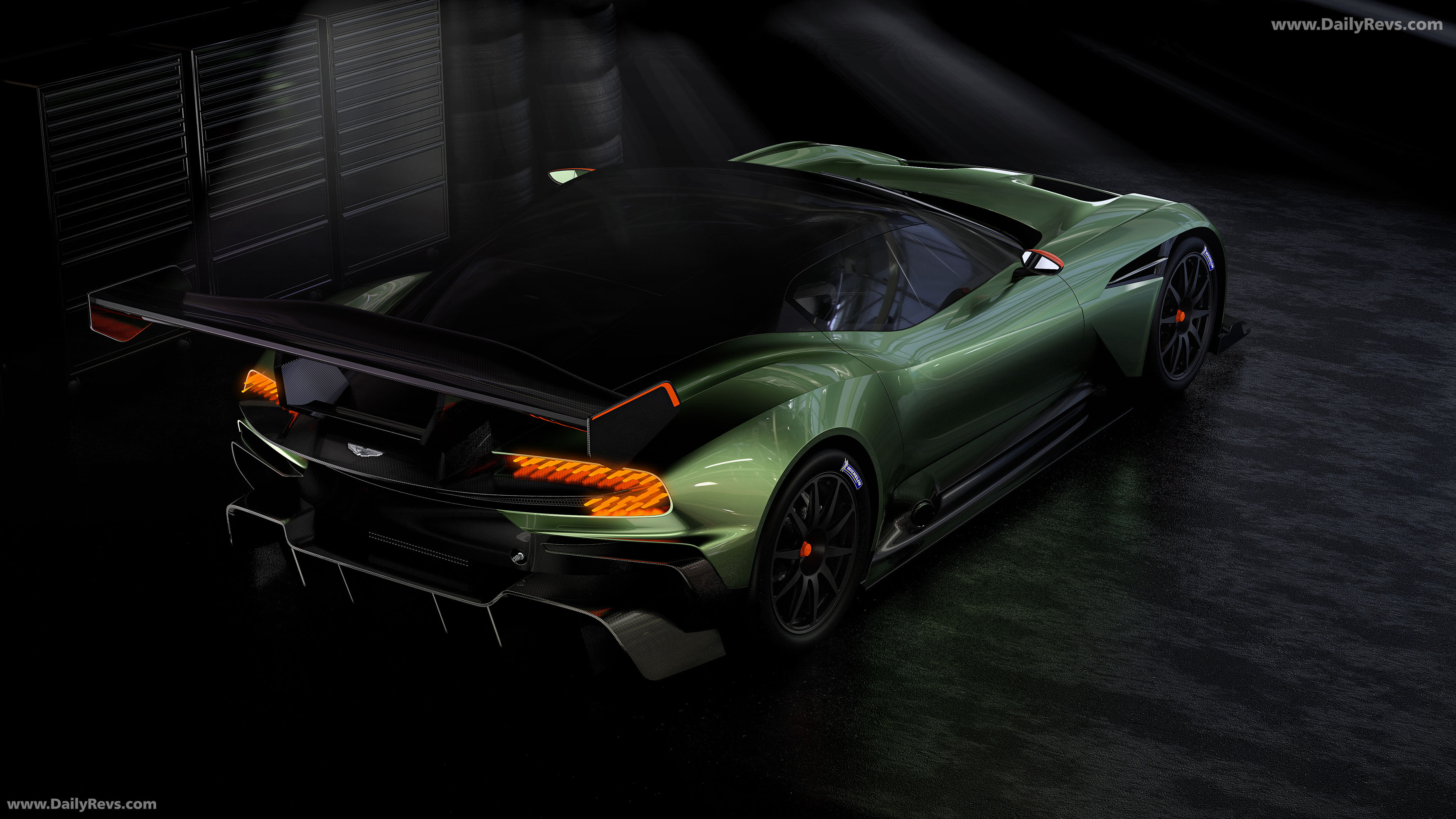 2016 Aston Martin Vulcan Rear View