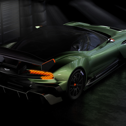 2016 Aston Martin Vulcan Rear View