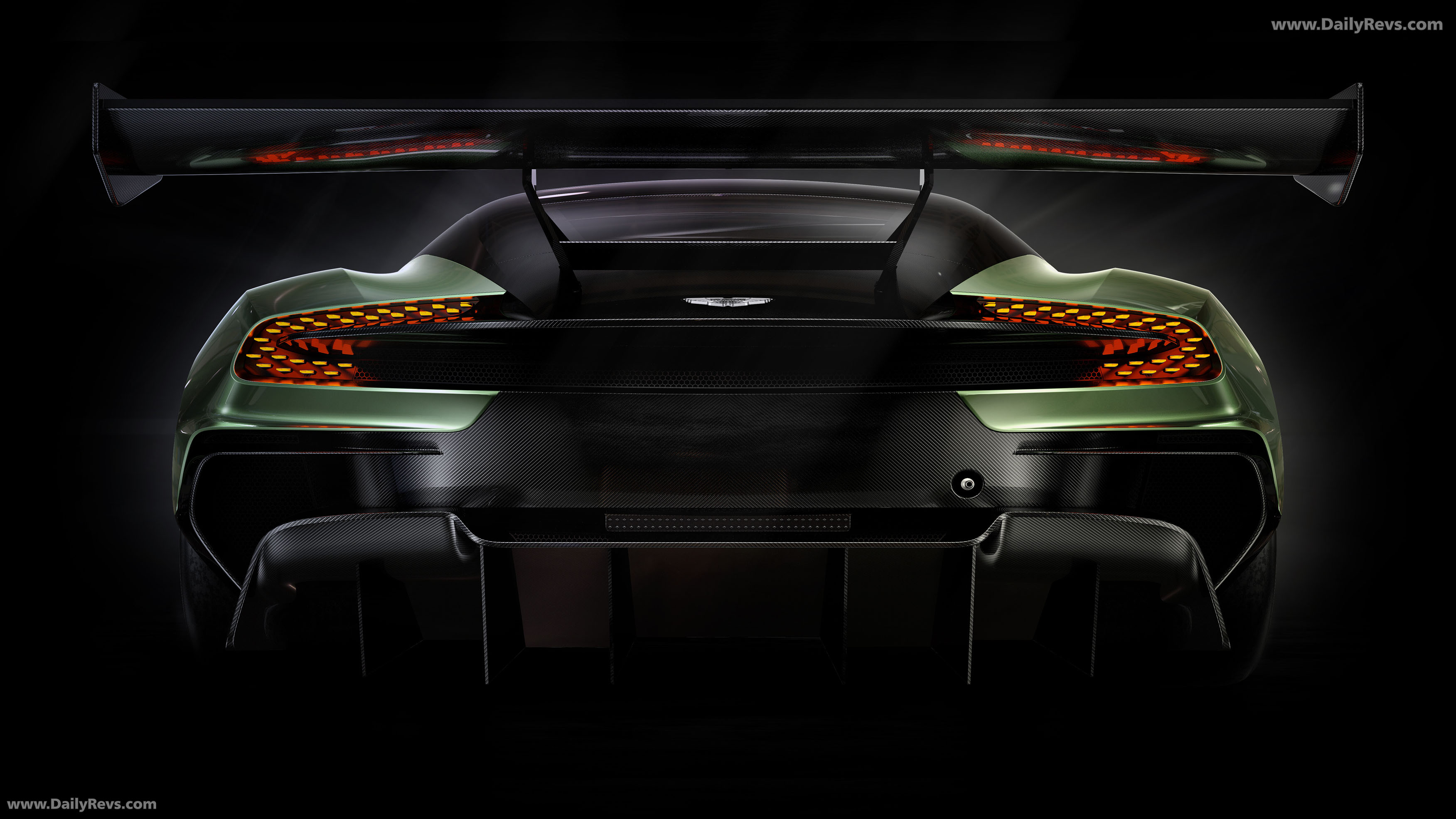 2016 Aston Martin Vulcan Rear View