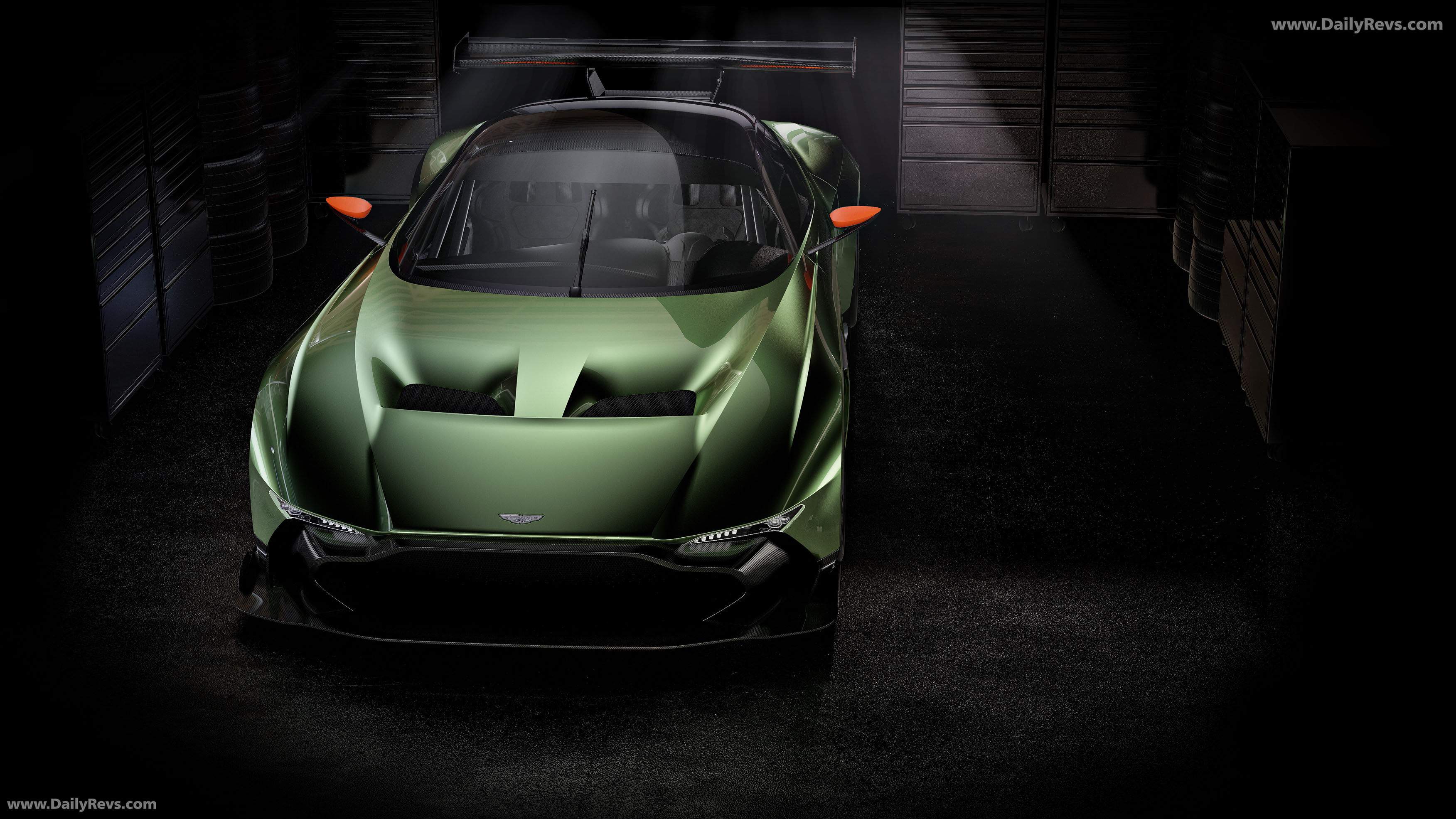 2016 Aston Martin Vulcan Top View