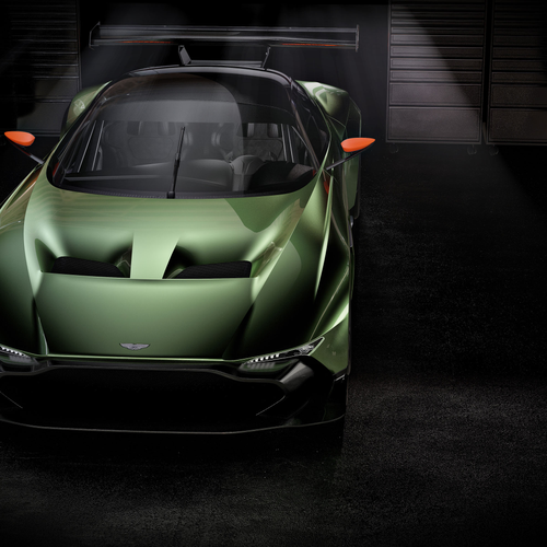 2016 Aston Martin Vulcan Top View