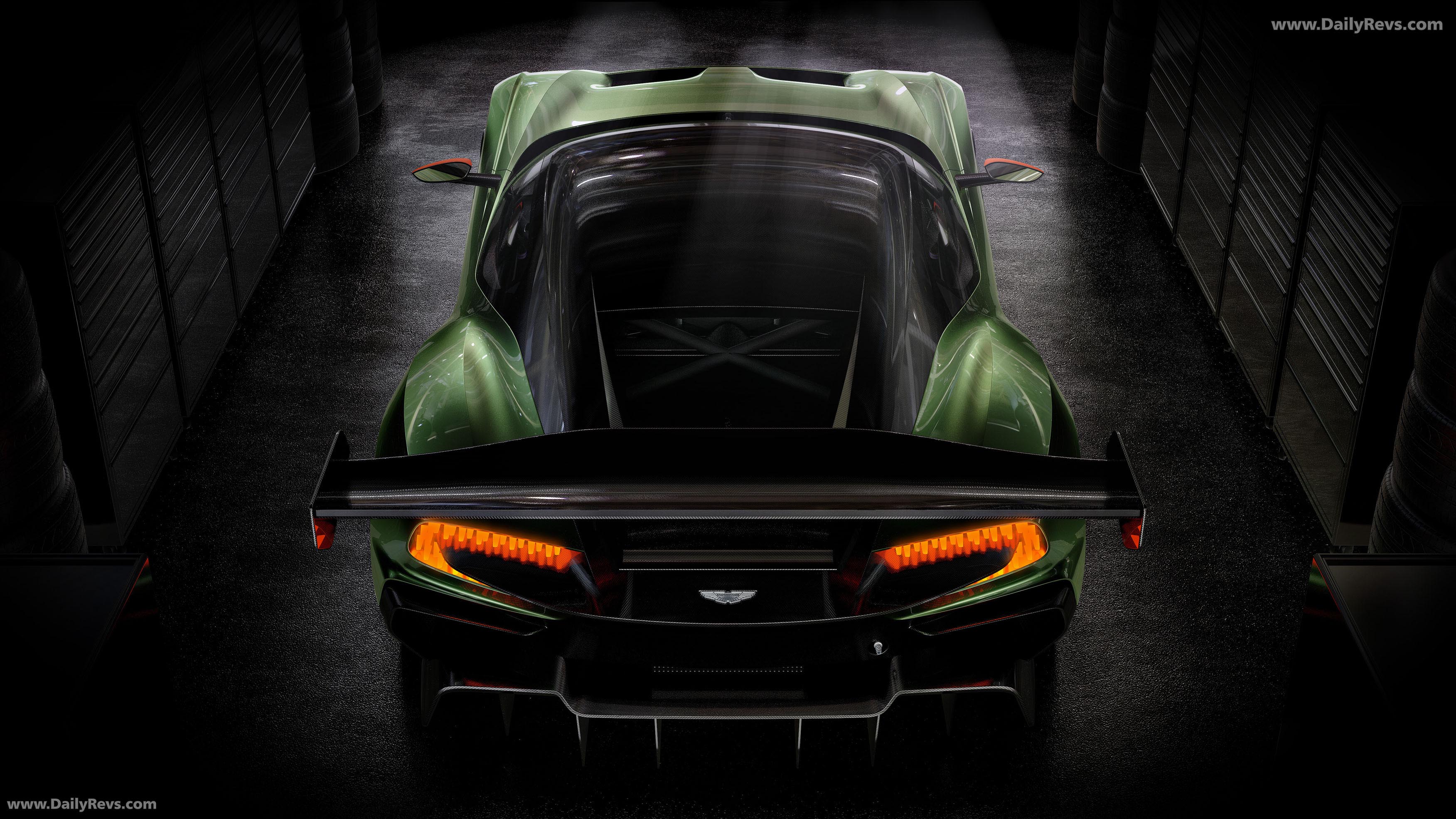 2016 Aston Martin Vulcan Top View