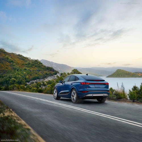 2025 Audi SQ6 Sportback e-tron AU516 US Version Rear View