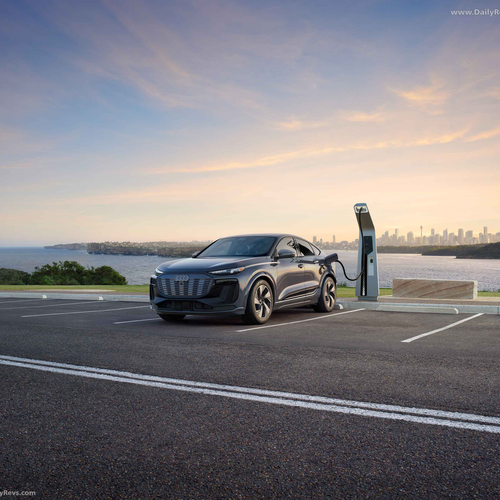 2025 Audi Q6 Sportback e-tron AU516 US Version Front View