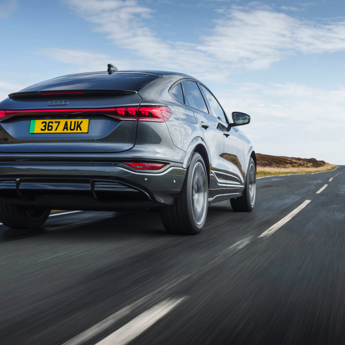 2025 Audi SQ6 Sportback e-tron AU516 UK Version Rear View