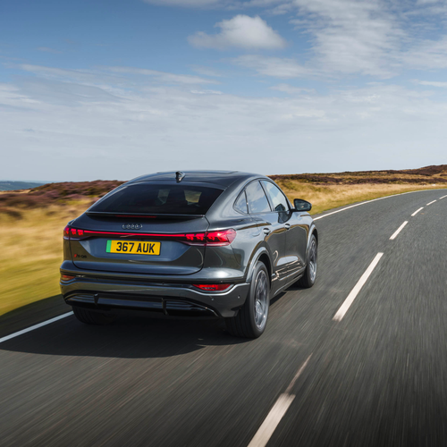 2025 Audi SQ6 Sportback e-tron AU516 UK Version Rear View