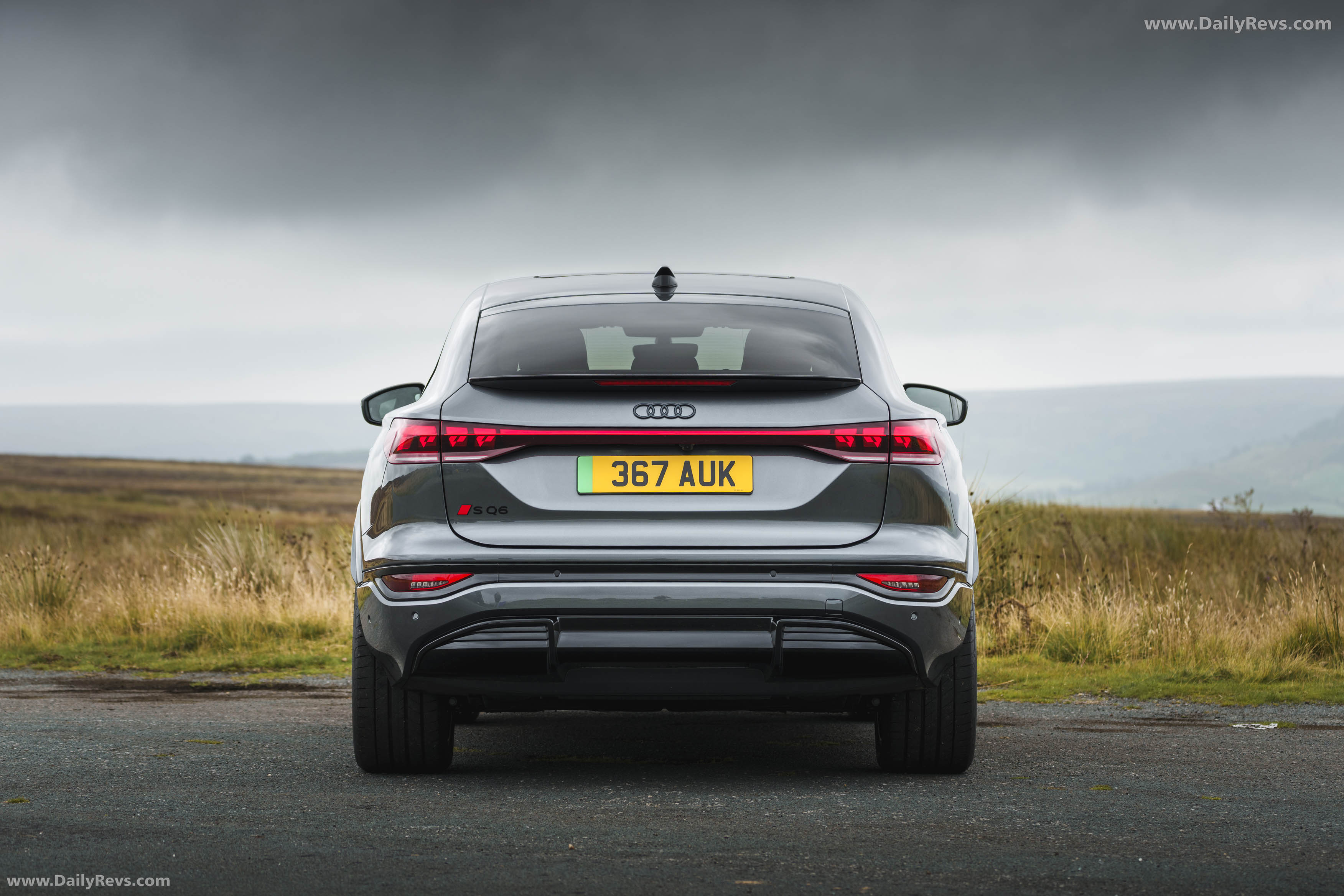 2025 Audi SQ6 Sportback e-tron AU516 UK Version Rear View