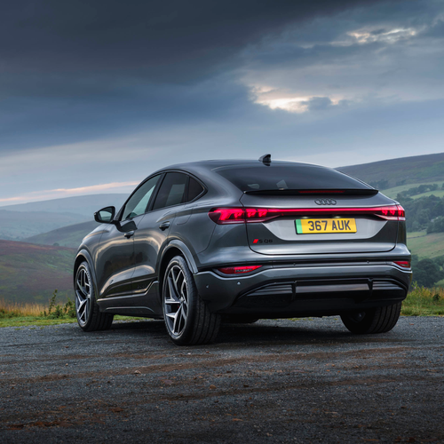 2025 Audi SQ6 Sportback e-tron AU516 UK Version Rear View