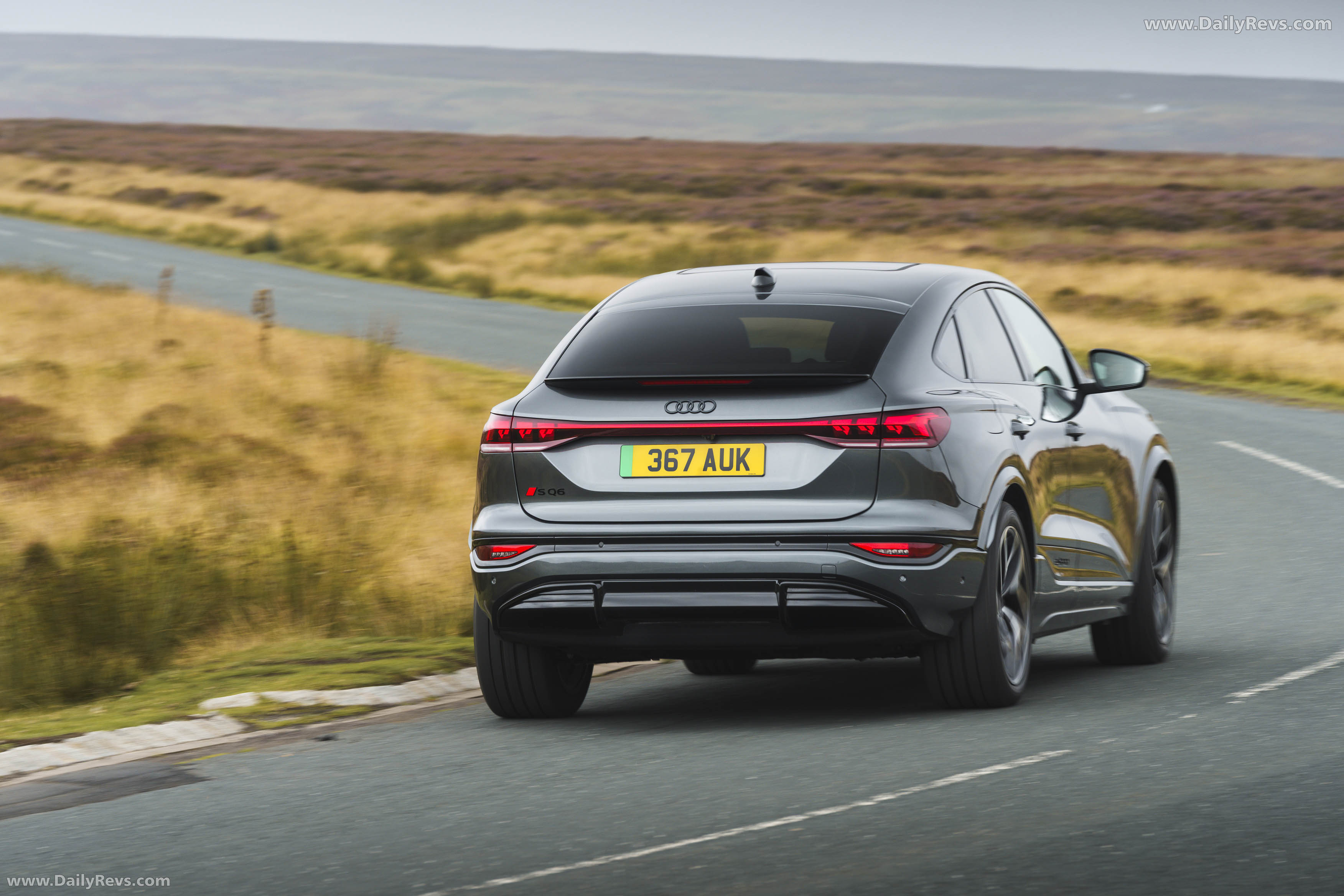 2025 Audi SQ6 Sportback e-tron AU516 UK Version Rear View