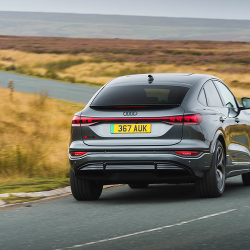 2025 Audi SQ6 Sportback e-tron AU516 UK Version Rear View