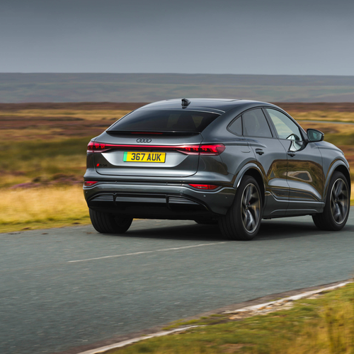 2025 Audi SQ6 Sportback e-tron AU516 UK Version Rear View