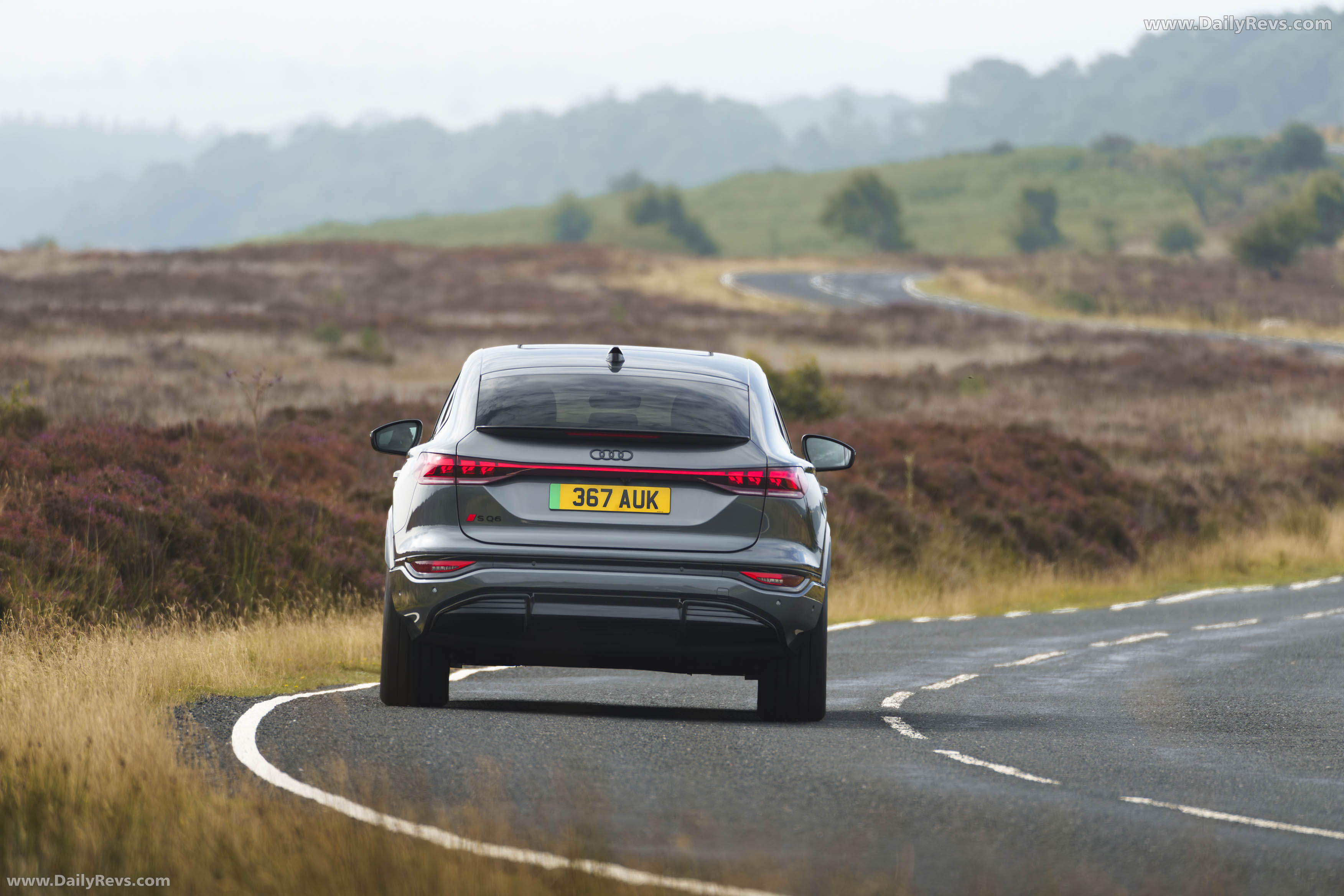 2025 Audi SQ6 Sportback e-tron AU516 UK Version Rear View