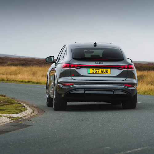 2025 Audi SQ6 Sportback e-tron AU516 UK Version Rear View